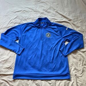 Creighton Bluejays Pullover Women's Size XL NIKE Dri-FIT  Athletic Half Zip Blue